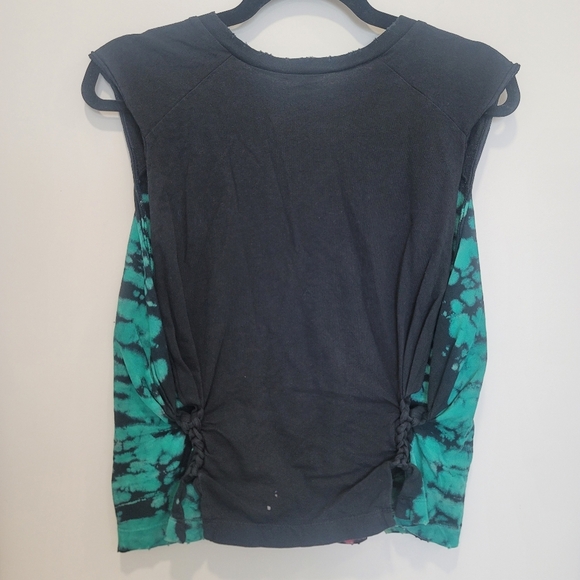 NOAM Distressed Tie Dye Sleeveless Shirt Size Medium - Picture 3 of 9
